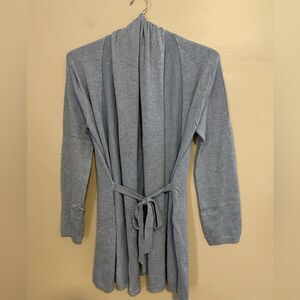 ZARA Knit NWOT oversized long cardigan w/ built in belt S